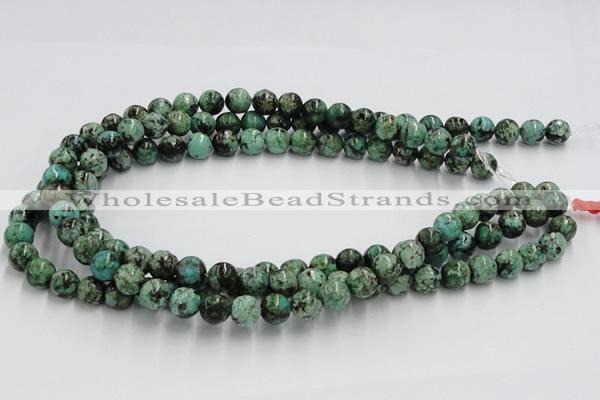 CTU402 15.5 inches 14mm round African turquoise beads wholesale