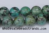 CTU429 15.5 inches 12mm round African turquoise beads wholesale