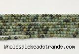 CTU510 15.5 inches 4mm round African turquoise beads wholesale