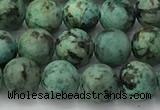 CTU576 15.5 inches 6mm round african turquoise beads wholesale