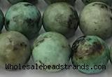 CTU578 15.5 inches 10mm round african turquoise beads wholesale