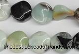 CTW10 15.5 inches 16mm twisted coin amazonite beads wholesale