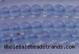 CTZ01 15.5 inches 4mm round natural topaz gemstone beads