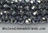 CTZ610 15.5 inches 4mm faceted round terahertz beads wholesale