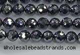 CTZ620 15.5 inches 4mm faceted round terahertz beads wholesale