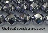 CTZ632 15.5 inches 8mm faceted nuggets terahertz beads wholesale