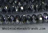 CTZ644 15.5 inches 4*6mm faceted rondelle terahertz beads wholesale