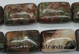 CUJ06 15.5 inches 18*25mm rectangle autumn jasper gemstone beads