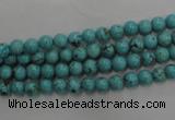 CWB554 15.5 inches 5mm round howlite turquoise beads wholesale