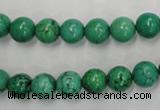 CWB567 15.5 inches 8mm round howlite turquoise beads wholesale