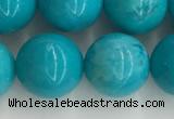 CWB854 15.5 inches 12mm round howlite turquoise beads wholesale