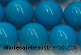 CWB860 15.5 inches 10mm round howlite turquoise beads wholesale