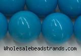 CWB861 15.5 inches 12mm round howlite turquoise beads wholesale