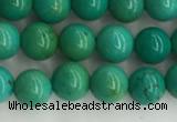 CWB869 15.5 inches 4mm round howlite turquoise beads wholesale