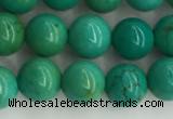 CWB870 15.5 inches 6mm round howlite turquoise beads wholesale