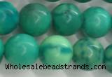 CWB877 15.5 inches 8mm round howlite turquoise beads wholesale