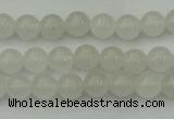 CWH50 15.5 inches 4mm round white jade beads wholesale