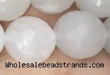 CWH80 15.5 inches 12mm faceted round white jade beads wholesale