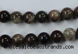 CWJ202 15.5 inches 8mm round wood jasper gemstone beads wholesale