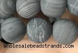 CWJ559 15.5 inches 10mm round matte coffee wood jasper beads wholesale