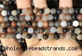 CWJ569 15.5 inches 6mm round Arizona petrified wood jasper beads