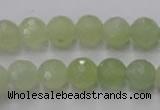 CXJ103 15.5 inches 10mm faceted round New jade beads wholesale