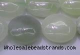 CXJ228 15.5 inches 25mm flat round New jade beads wholesale