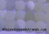 CXJ302 15.5 inches 8mm round matte New jade beads wholesale