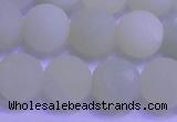 CXJ304 15.5 inches 12mm round matte New jade beads wholesale