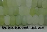 CXJ312 15.5 inches 6*10mm rondelle matte New jade beads wholesale