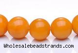 CYJ09 16 inches 4mm round yellow jade gemstone beads Wholesale