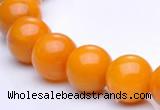 CYJ12 16 inches 10mm round yellow jade gemstone beads Wholesale