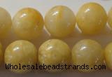 CYJ256 15.5 inches 16mm round yellow jade beads wholesale