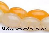 CYJ35 16 inch 13*18mm rice yellow jade gemstone beads Wholesale