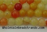 CYJ620 15.5 inches 4mm round yellow jade beads wholesale