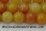 CYJ623 15.5 inches 10mm round yellow jade beads wholesale