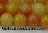 CYJ624 15.5 inches 12mm round yellow jade beads wholesale