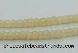 CYJ63 15.5 inches 6*7mm vase-shaped yellow jade gemstone beads wholesale