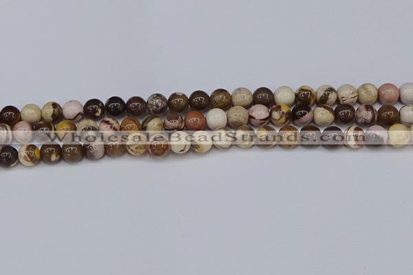 CZJ271 15.5 inches 6mm round zebra jasper beads wholesale