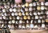 CZJ292 15.5 inches 8mm round brown zebra jasper beads wholesale