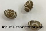 DZI301 10*14mm drum tibetan agate dzi beads wholesale