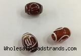 DZI319 10*14mm drum tibetan agate dzi beads wholesale