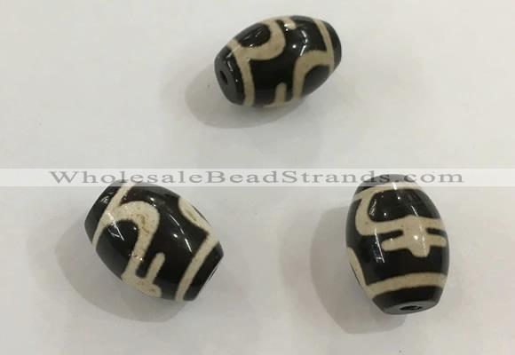 DZI326 10*14mm drum tibetan agate dzi beads wholesale