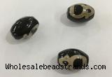 DZI333 10*14mm drum tibetan agate dzi beads wholesale