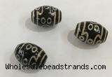 DZI352 10*14mm drum tibetan agate dzi beads wholesale