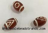 DZI365 10*14mm drum tibetan agate dzi beads wholesale