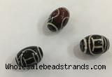 DZI415 10*14mm drum tibetan agate dzi beads wholesale