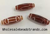 DZI434 10*30mm drum tibetan agate dzi beads wholesale