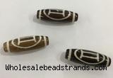 DZI455 10*30mm drum tibetan agate dzi beads wholesale