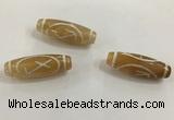 DZI500 10*30mm drum tibetan agate dzi beads wholesale